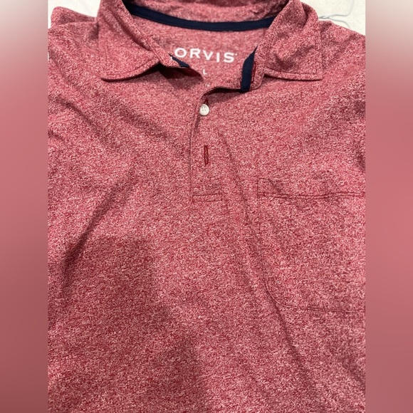 Orvis Polo with Pocket drytex size large red - Picture 1 of 4